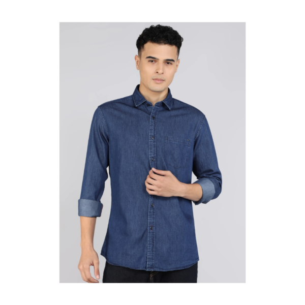 KILLER Denim Men Slim Fit Solid Casual Shir